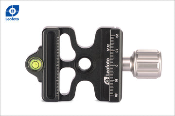 Leofoto DC-50 + DC-50+BPL-50 2-in-1 Metal Quick Release Clamp for Manfrotto 200PL 323 & Arca-Swiss Plate